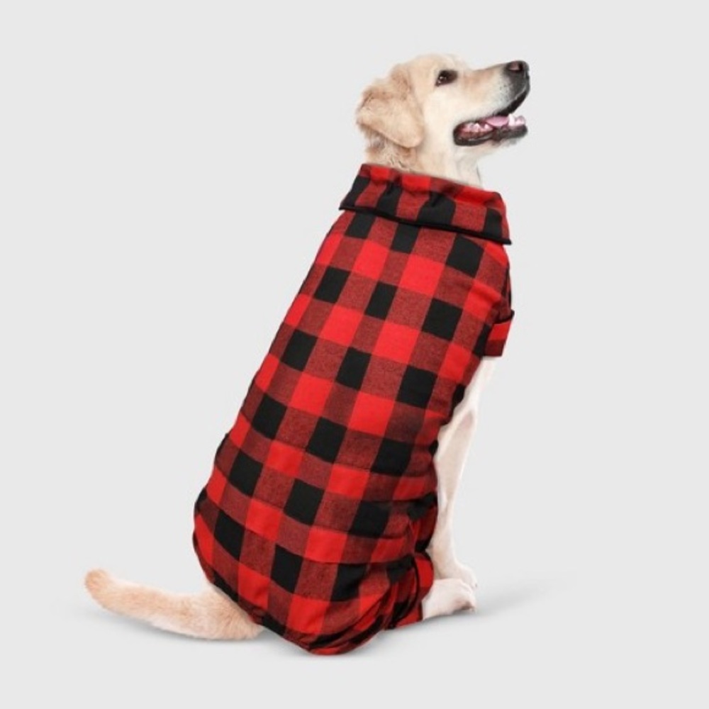 Holiday dog pajamas